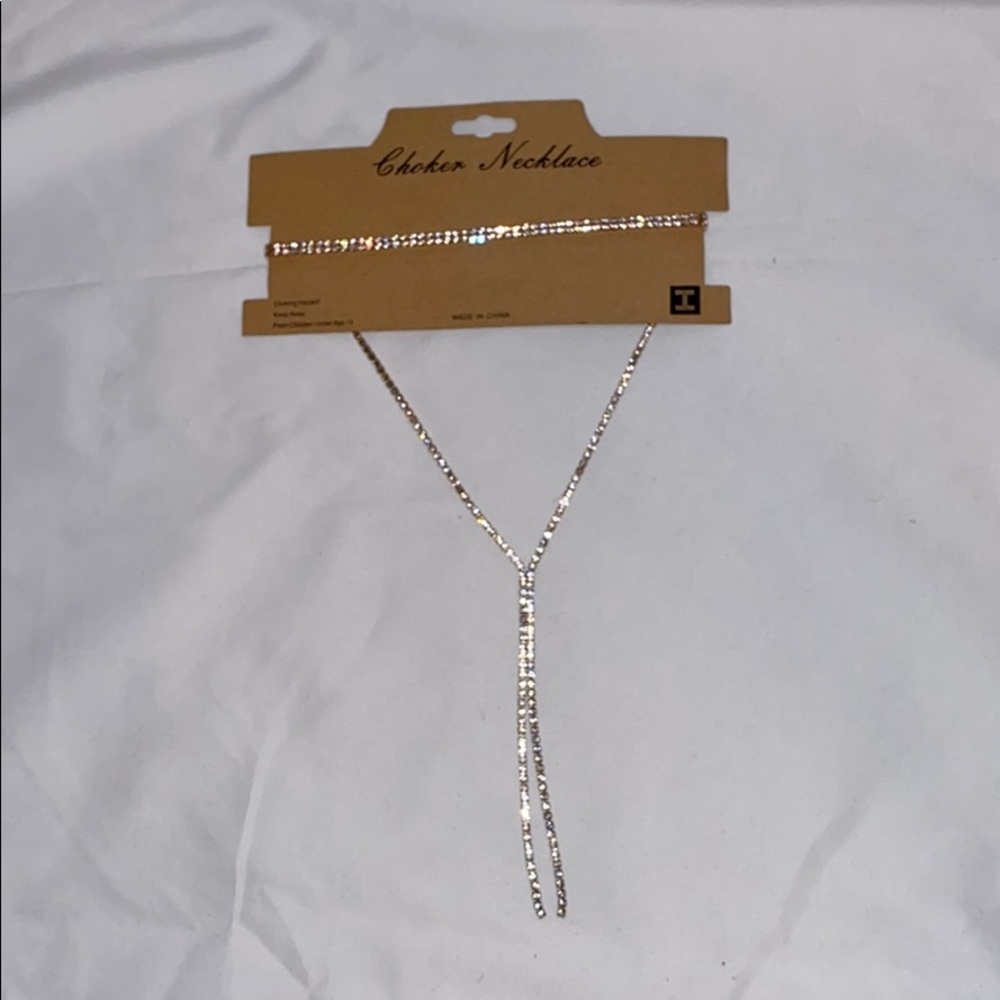 A blinged out chocker